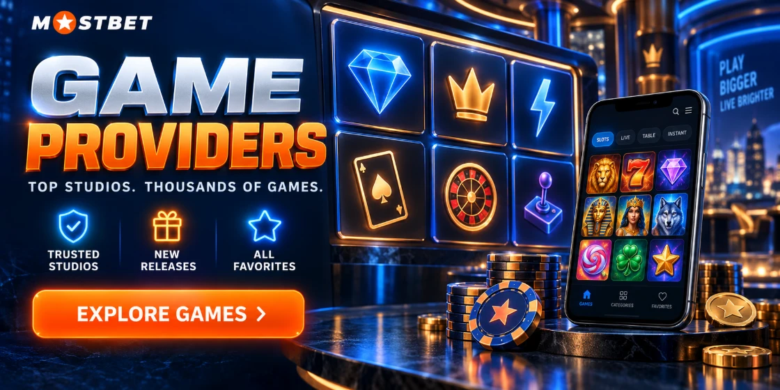 Gry w Mostbet Casino – sloty, live casino i dostawcy