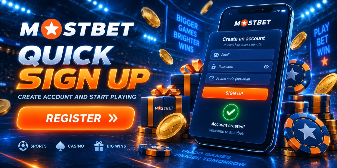 Rejestracja w Mostbet Casino – konto krok po kroku